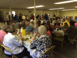 Church Supper - crowd